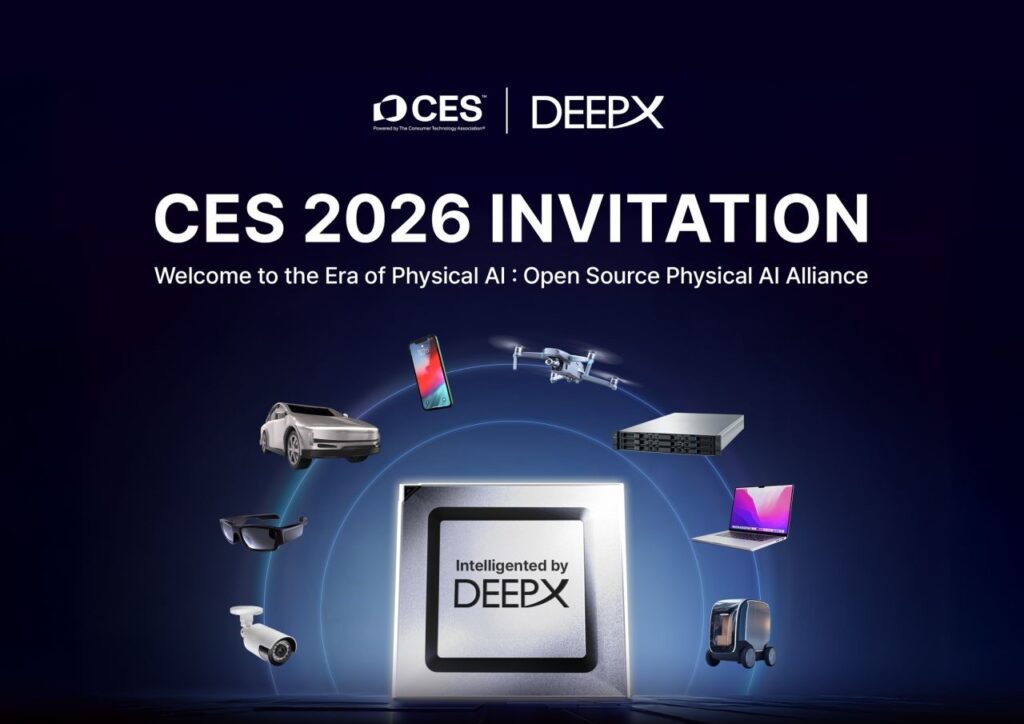 CES 2026 invitation showcasing technology